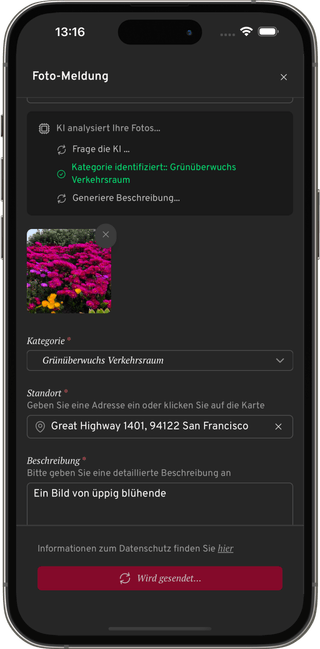 Análisis de fotos con IA para categorizar reportes ciudadanos automáticamente