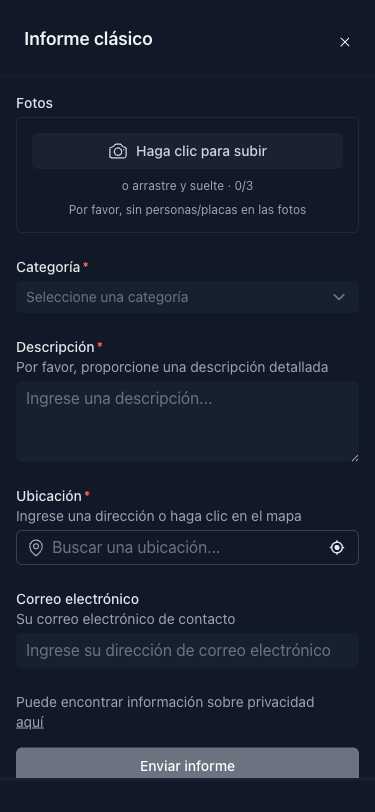 Formulario de Incidencias - Reportar fácilmente